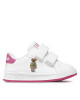 Polo Ralph Lauren Сникърси Heritage Court Ii Bear Ez RF104108 White Smooth/Baja Pink/Yellow w/ Watch Hill Bear - Mera.bg