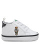 Polo Ralph Lauren Сникърси Quilton Bear Gore Hi Layette RL100729 White Smooth/Navy/Green w/ Preppy Bear - Mera.bg
