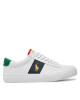 Polo Ralph Lauren Сникърси RL00564110 J White Tumbled/Navy/Green W/ Yellow Pp - Mera.bg