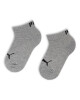 Puma Комплект 3 чифта къси чорапи детски Kids Quarter 907375 08 Grey/White/Black - Mera.bg