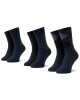 QUAZI Комплект 3 чифта дълги чорапи мъжки QZ-SOCKS-65-04-WOMAN-002 Тъмносин - Mera.bg