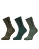 Quiksilver Дълги чорапи AS__100W_SS25 (3-PACK) Каки - Mera.bg