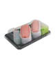 Rainbow Socks Чорапи дълги дамски Sushi Socks Box Salmon Nigiri Розов - Mera.bg
