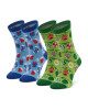 Rainbow Socks Комплект 2 чифта дълги чорапи детски - Mera.bg