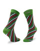 Rainbow Socks Комплект 3 чифта дълги чорапи мъжки Xmas Socks Box Stripes Pak 3 Зелен - Mera.bg