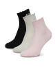 Roxy Дълги чорапи AS__01Z_SS25 (3-PACK) Розов - Mera.bg