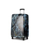 Saxoline Голям твърд куфар Trolley L Marble 1439H0.71.10 Черен - Mera.bg