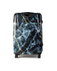 Saxoline Голям твърд куфар Trolley L Marble 1439H0.71.10 Черен - Mera.bg