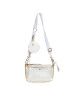 Steve Madden Дамска чанта Burgent Crossbody SM13000426-02002-WHG Бял - Mera.bg
