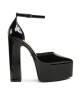 Steve Madden Обувки Prompt Sandal SM11002597 SM11002597-018 Black Patent - Mera.bg