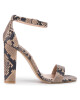 Steve Madden Сандали Carrson Sandal SM11000713-03001-862 Tan Snake - Mera.bg
