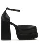Steve Madden Сандали Charlize SM11002138-486 Black Satin - Mera.bg