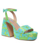 Steve Madden Сандали Paysin SM11002379-46K Lt Blue Floral - Mera.bg