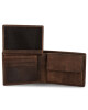 Strellson Голям мъжки портфейл Baker Street 4010000048 Кафяв - Mera.bg