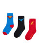 Superman Дълги чорапи CEO-ACCCS-AW25-228WBDC(3-PACK) Червен - Mera.bg