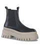 Tamaris Боти тип челси 1-25494-20 Blk Lea./Ivory 040 - Mera.bg