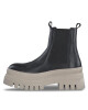Tamaris Боти тип челси 1-25494-20 Blk Lea./Ivory 040 - Mera.bg