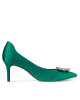 Tamaris Обувки на ток 1-22430-20 Green Satin 726 - Mera.bg