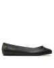 Tommy Hilfiger Балеринки Ballerina Leather Flat Bow FW0FW08359 Черен - Mera.bg
