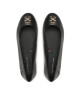 Tommy Hilfiger Балеринки Round Ballerina FW0FW06931 Черен - Mera.bg