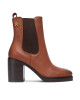 Tommy Hilfiger Боти Square Toe Chelsea High Block Hl FW0FW08844 Кафяв - Mera.bg