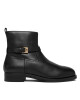 Tommy Hilfiger Боти Th Buckle Riding Leather Bootie FW0FW08781 Черен - Mera.bg