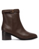 Tommy Hilfiger Боти Th Buckle Riding Mid Heel Bootie FW0FW08859 Кафяв - Mera.bg