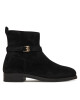 Tommy Hilfiger Боти Th Buckle Riding Suede Bootie FW0FW09047 Черен - Mera.bg
