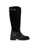 Tommy Hilfiger Ботуши Th Stud Leather Mix Long Boot FW0FW08341 Черен - Mera.bg