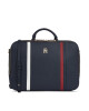 Tommy Hilfiger Чанта за лаптоп Th Emblem Laptop Bag Corp AW0AW15116 Тъмносин - Mera.bg