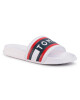 Tommy Hilfiger Чехли Maxi Lettering Print Pool Slide T3B0-30757-0904 S White/Red Blue Y005 - Mera.bg