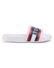 Tommy Hilfiger Чехли Maxi Lettering Print Pool Slide T3B0-30757-0904 S White/Red Blue Y005 - Mera.bg