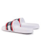 Tommy Hilfiger Чехли Maxi Lettering Print Pool Slide T3B0-30757-0904 S White/Red Blue Y005 - Mera.bg