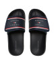 Tommy Hilfiger Чехли Maxi Velcro Pool Slide T3B0-32934-1172 S Blue 800 - Mera.bg