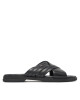 Tommy Hilfiger Чехли Premium Hilfiger Cc Lth Sandal FM0FM05504 Черен - Mera.bg