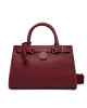 Tommy Hilfiger Дамска чанта American Icon Mini Tote Leather AW0AW17188 Бордо - Mera.bg