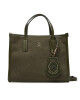 Tommy Hilfiger Дамска чанта City Small Tote Melton AW0AW17852 Каки - Mera.bg