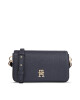 Tommy Hilfiger Дамска чанта Emblem AW0AW15180 Тъмносин - Mera.bg