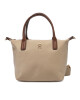 Tommy Hilfiger Дамска чанта Popette Mini Tote AW0AW17709 Кафяв - Mera.bg