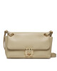 Tommy Hilfiger Дамска чанта Pushlock Leather Flap Crossover AW0AW16084 Cream 0K4 - Mera.bg