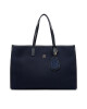 Tommy Hilfiger Дамска чанта Th City Large Tote Melton AW0AW18215 Тъмносин - Mera.bg