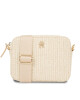 Tommy Hilfiger Дамска чанта Th City Mono Crossover AW0AW16000 Natural Raffia 0F4 - Mera.bg