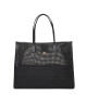 Tommy Hilfiger Дамска чанта Th City Summer Tote Woven AW0AW17640 Черен - Mera.bg