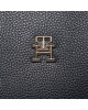 Tommy Hilfiger Дамска чанта Th Emblem Satchel Corp AW0AW15117 DW6 - Mera.bg