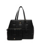 Tommy Hilfiger Дамска чанта Th Feminine Tote AW0AW17452 Черен - Mera.bg