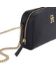 Tommy Hilfiger Дамска чанта Th Feminne Crossover AW0AW14871 Тъмносин - Mera.bg