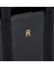 Tommy Hilfiger Дамска чанта Th Identity Med Tote AW0AW15569 Black BDS - Mera.bg