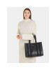 Tommy Hilfiger Дамска чанта Th Identity Med Tote AW0AW15569 Black BDS - Mera.bg