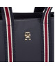 Tommy Hilfiger Дамска чанта Th Identity Small Tote Corp AW0AW15883 Corp 0GY - Mera.bg