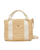 Tommy Hilfiger Дамска чанта Th Spring Logo Mini Tote AW0AW17199 Бежов - Mera.bg